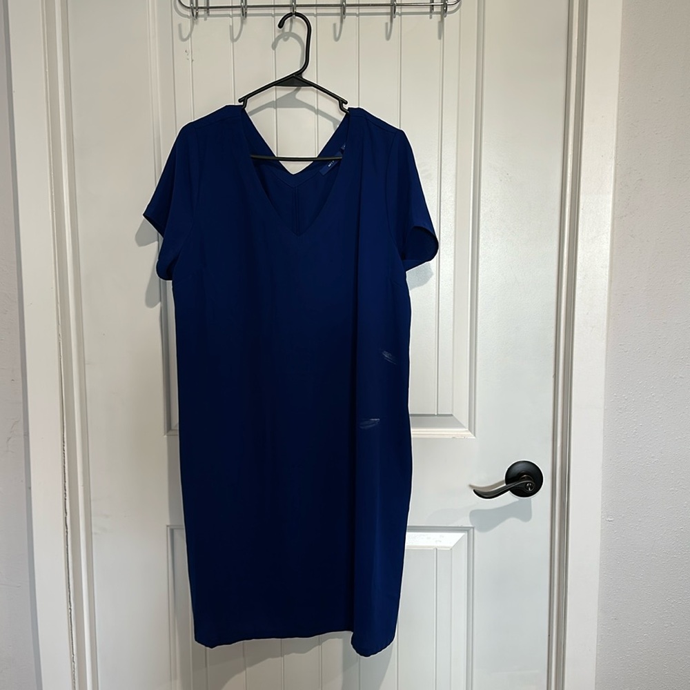 Royal blue dress